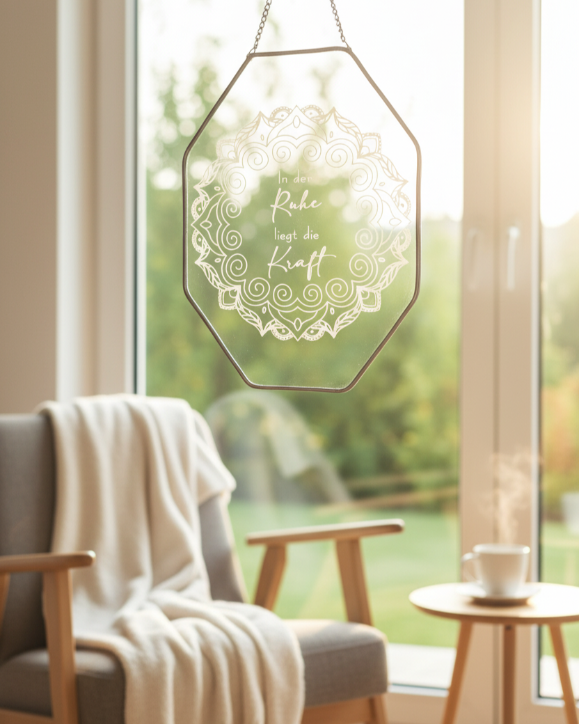 Fensteranhänger Ruhe